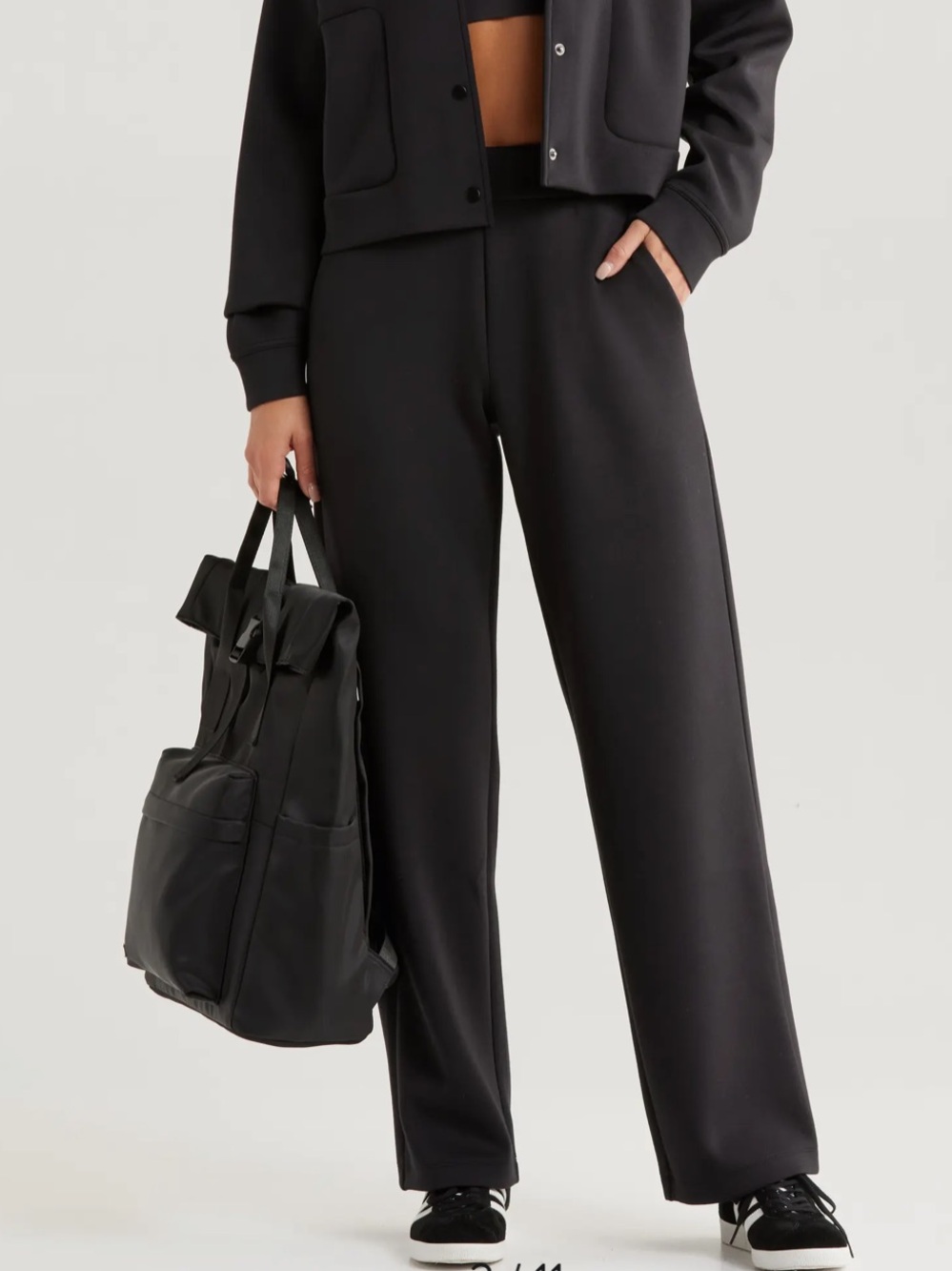 Zella Luxe Wide Leg Pocket Pants